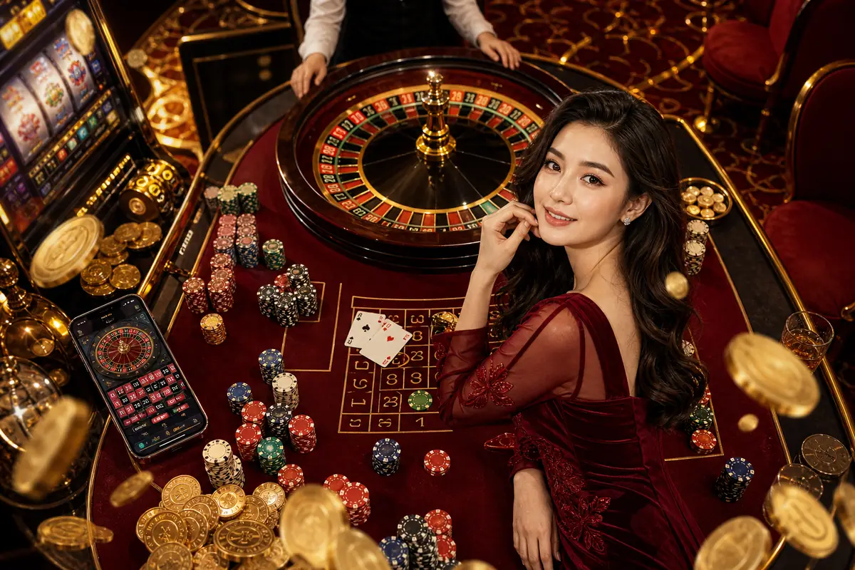 1betmega slot online skrin utama permainan